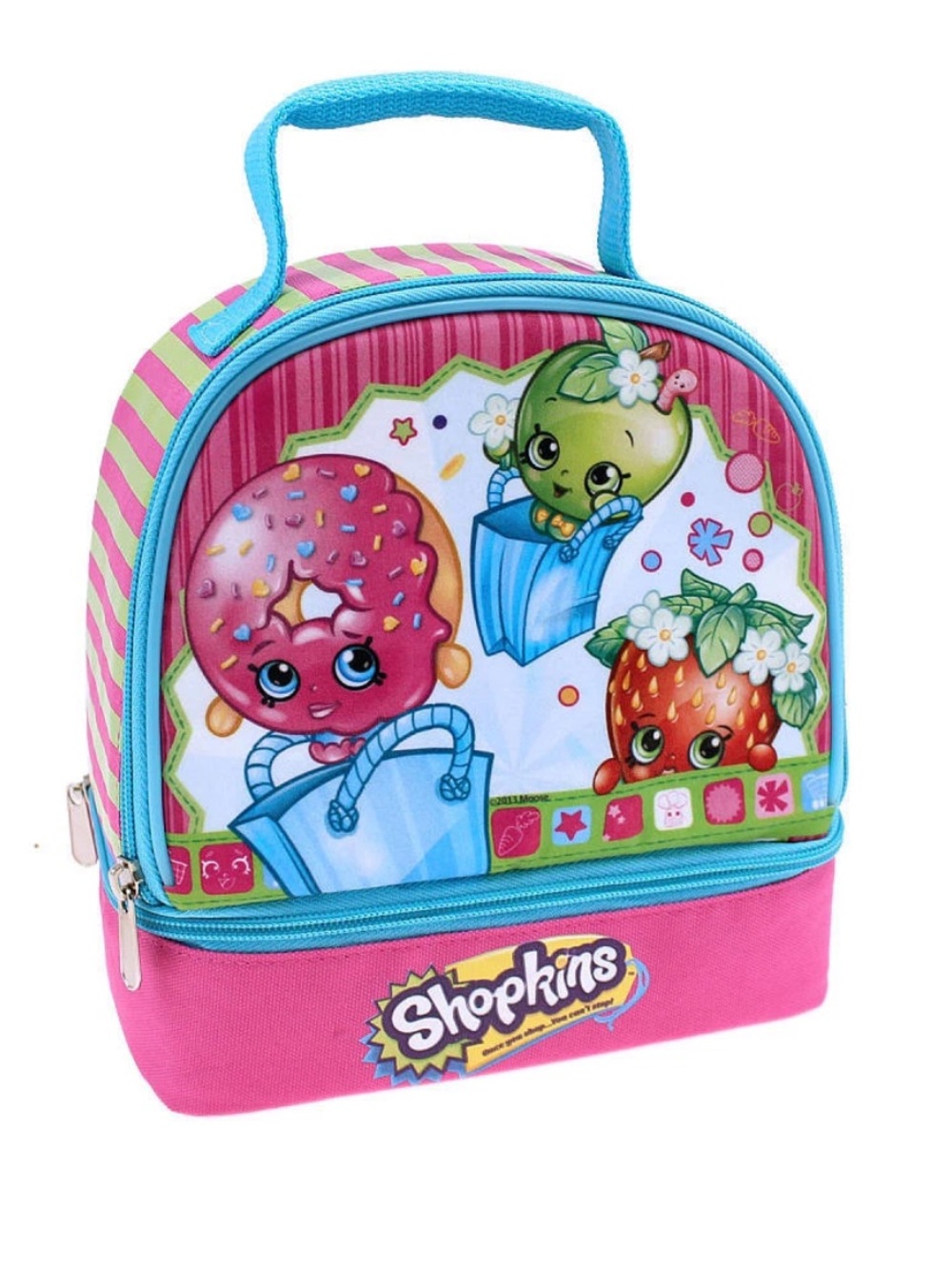 Shopkins Dual Compartment Insulated Lunch Bag BRAND NEW